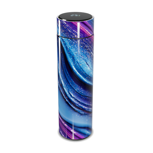 Garrafa Térmica Touch - Azul Roxo Estampada