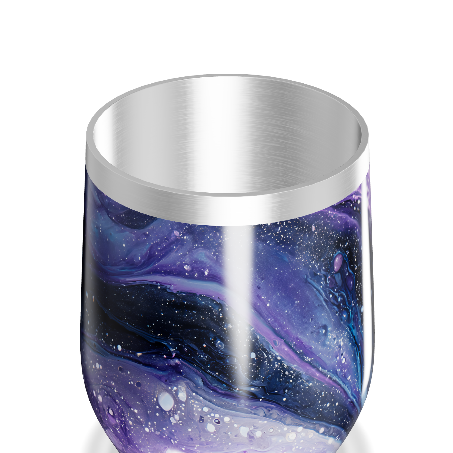 Copo Térmico Slim - Azul e Roxo Espacial