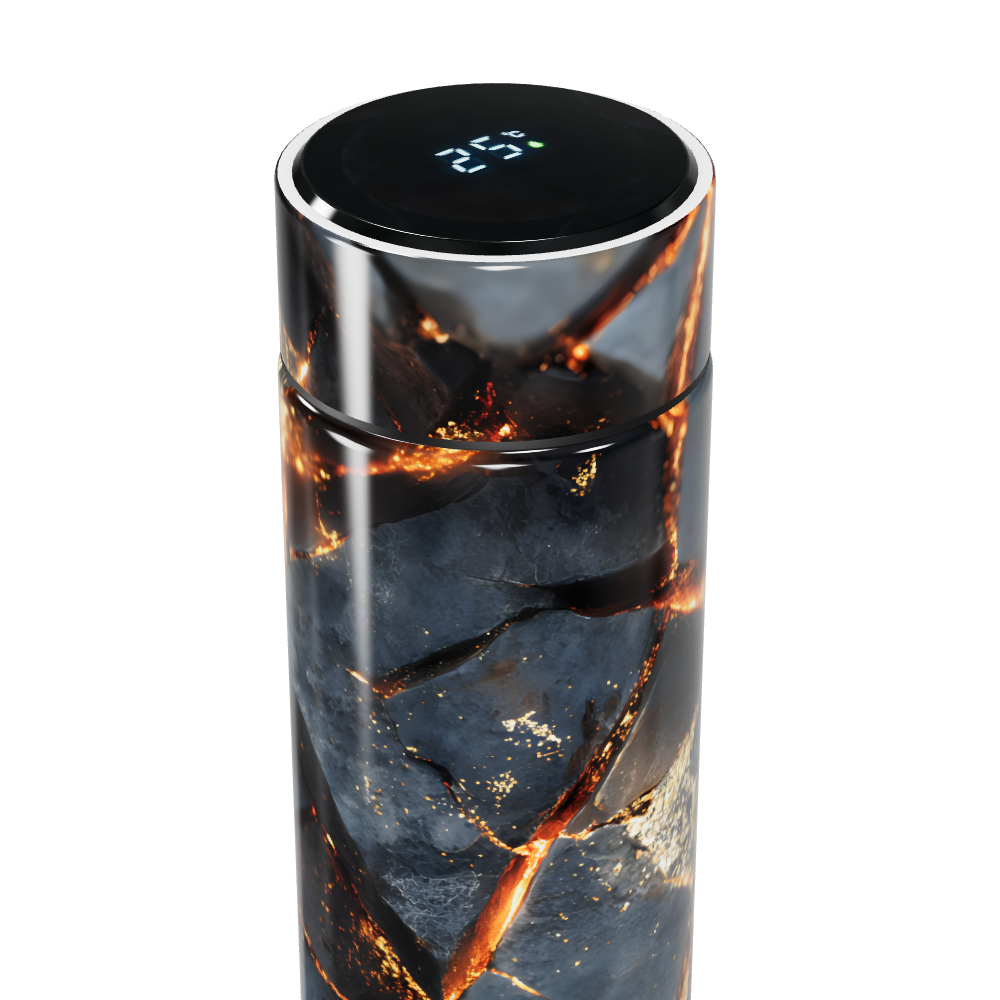 Garrafa Térmica Touch - Design Vulcânico