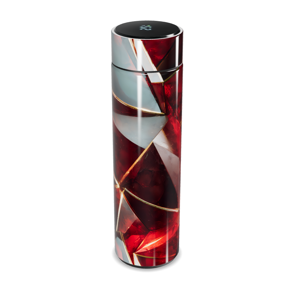 Garrafa Térmica Touch - Vermelha Design Moderno