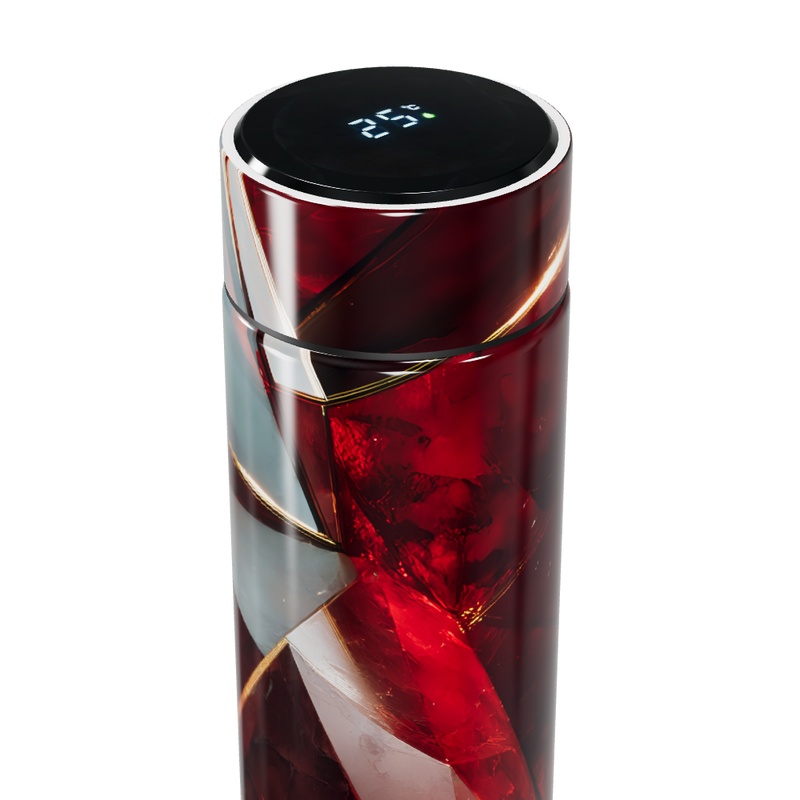 Garrafa Térmica Touch - Vermelha Design Moderno