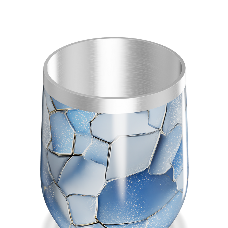 Copo Térmico Slim - Azul Vidro Quebrado