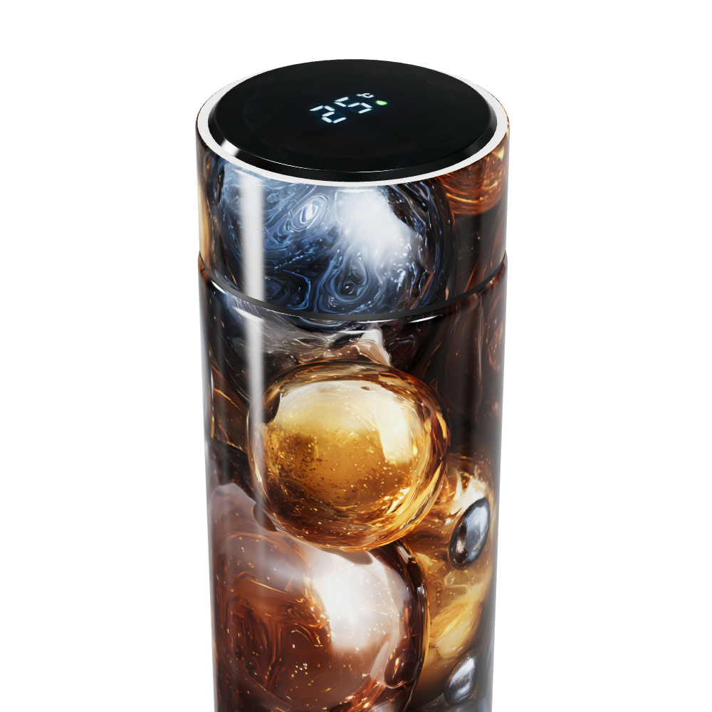 Garrafa Térmica Touch - Design Colorido Metalizado