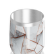 Copo Térmico Slim - Mármore Branco Geométrico