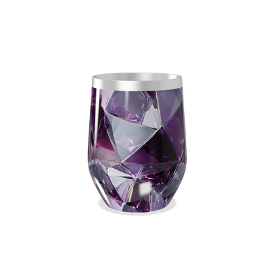 Copo Térmico Slim - Roxo Cristal Facetado