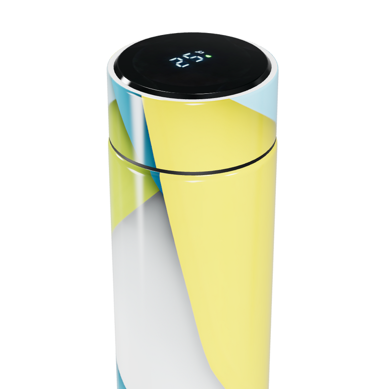 Garrafa Térmica Touch - Amarela e Azul