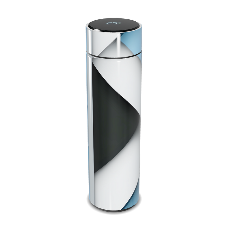 Garrafa Térmica Touch - Inox Digital Branca