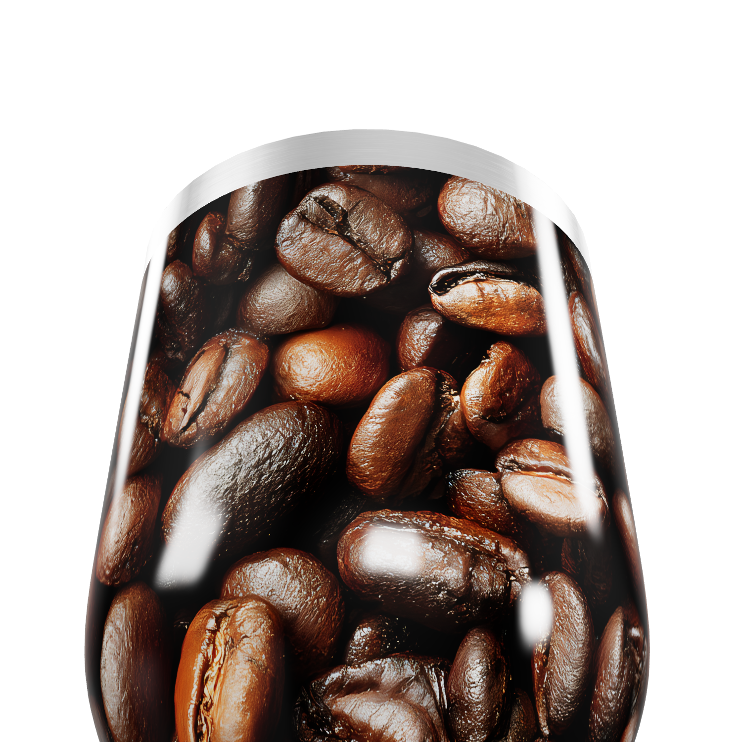 Copo Térmico Slim - Grãos de Café Aço Inox