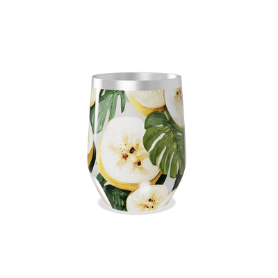 Copo Térmico Slim - Floral Tropical Aço Inox