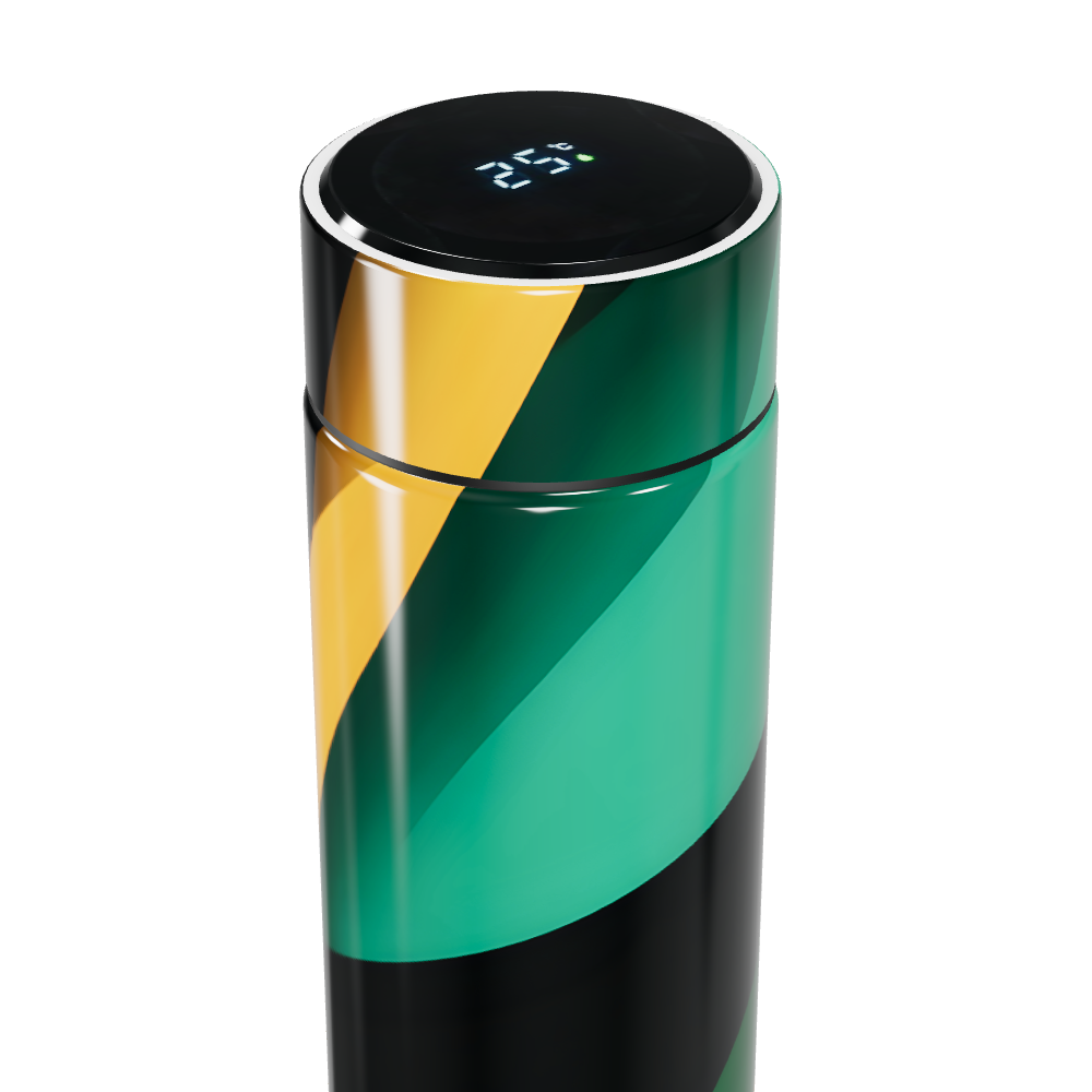 Garrafa Térmica Touch - Listras Coloridas