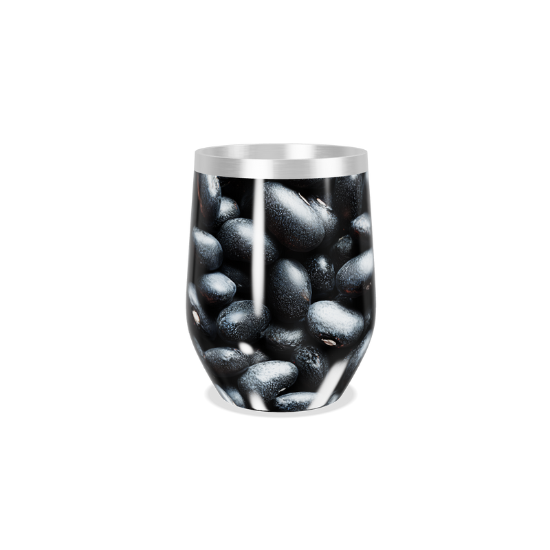 Copo Térmico Slim - Estampa Grãos Preto