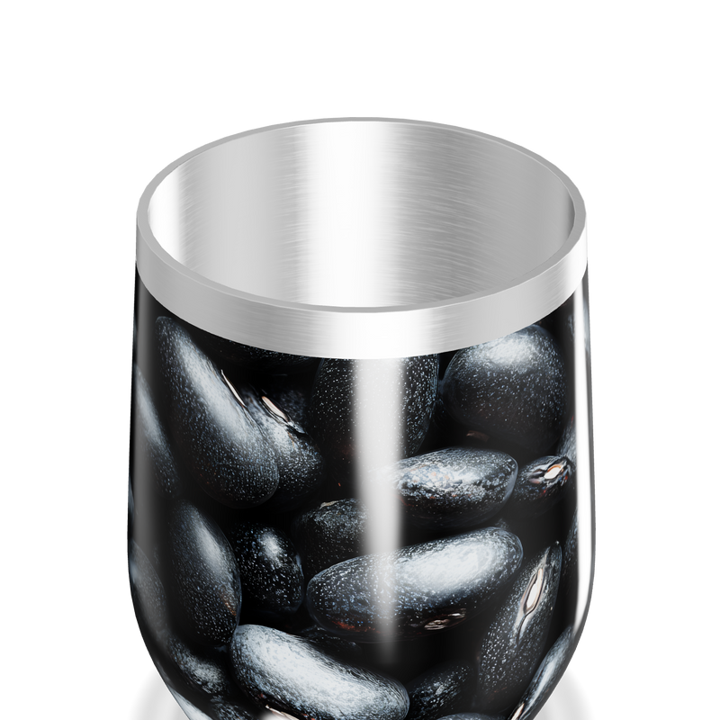 Copo Térmico Slim - Estampa Grãos Preto