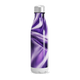 Garrafa Inox - Roxa com Estampa Abstrata