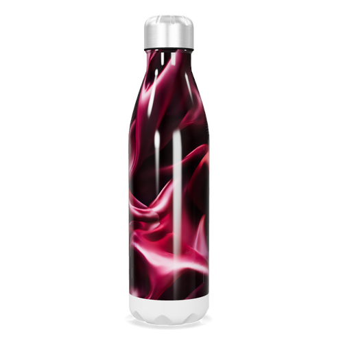 Garrafa Inox - Estampa Abstrata Rosa