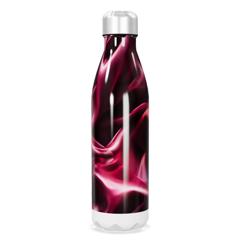 Garrafa Inox - Estampa Abstrata Rosa