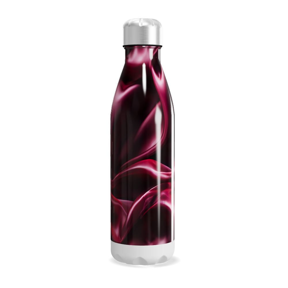 Garrafa Inox - Estampa Abstrata Rosa