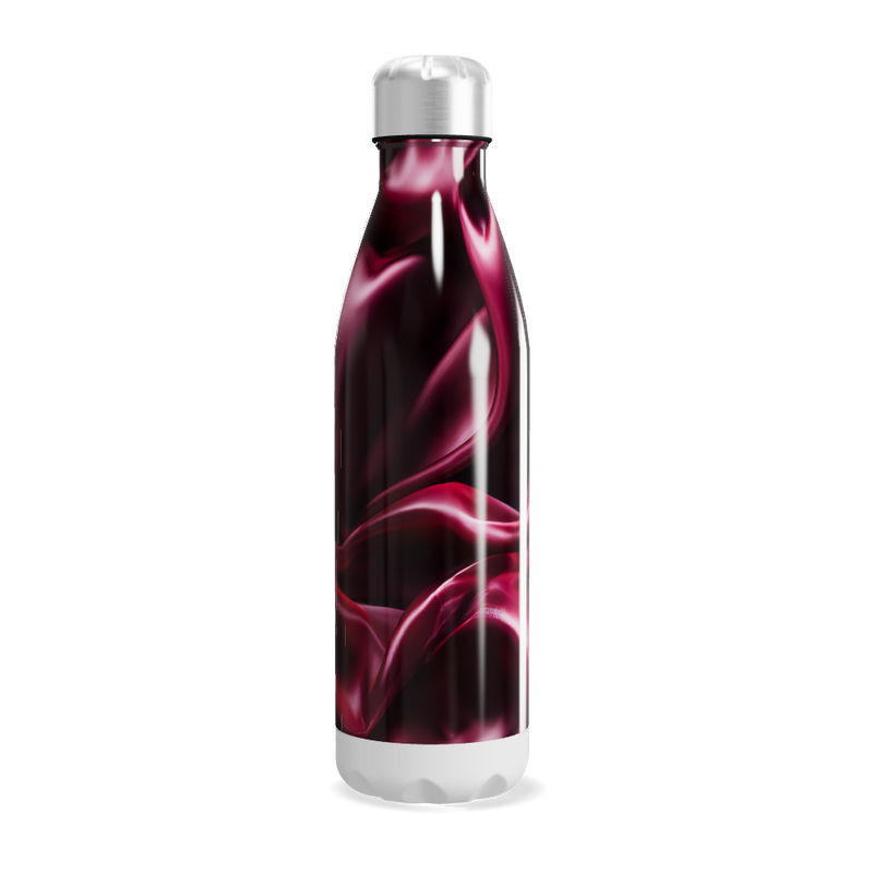 Garrafa Inox - Estampa Abstrata Rosa