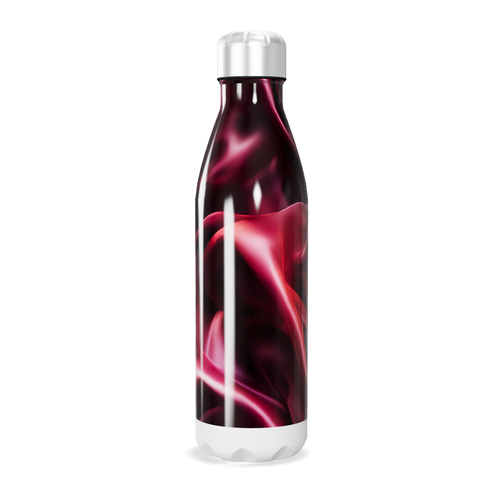 Garrafa Inox - Estampa Abstrata Rosa