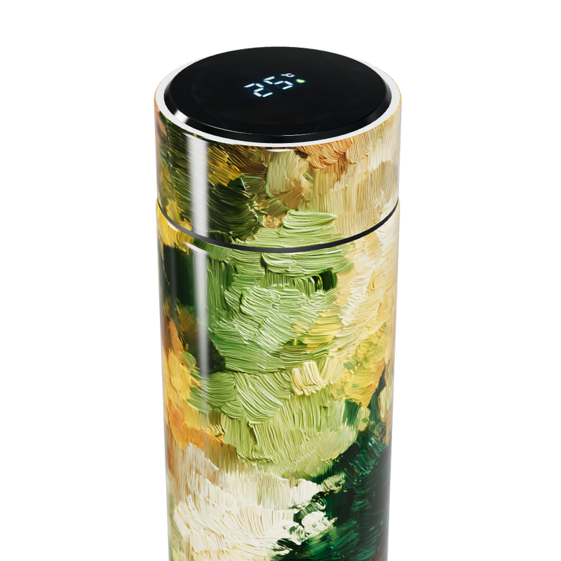 Garrafa Térmica Touch - Estampa Colorida Artística