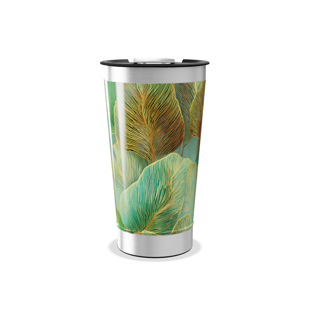 Copo Térmico - Folhas Tropicais