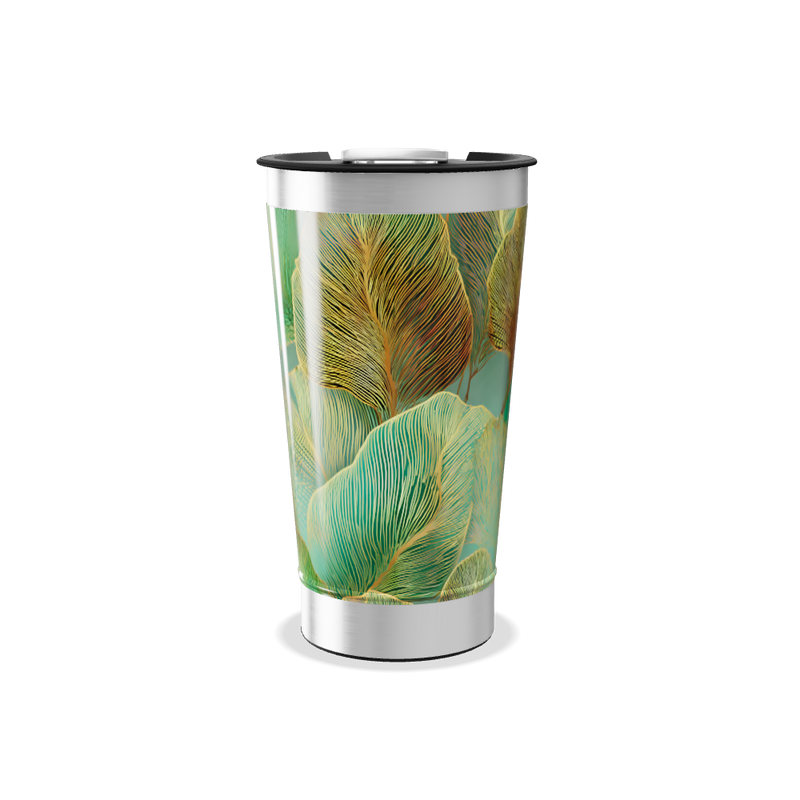Copo Térmico - Folhas Tropicais