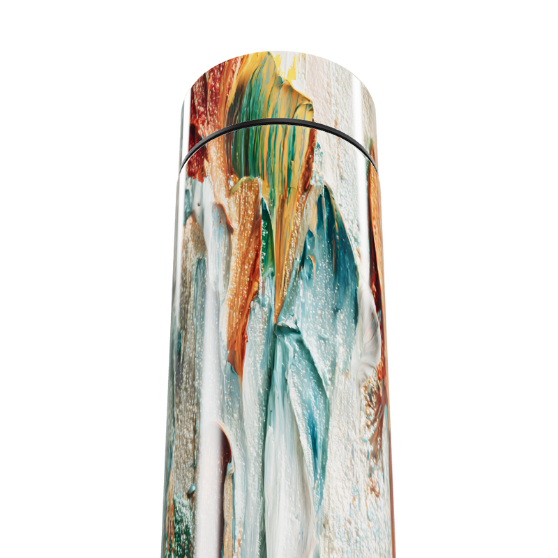 Garrafa Térmica Touch - Estampa Abstrata Colorida