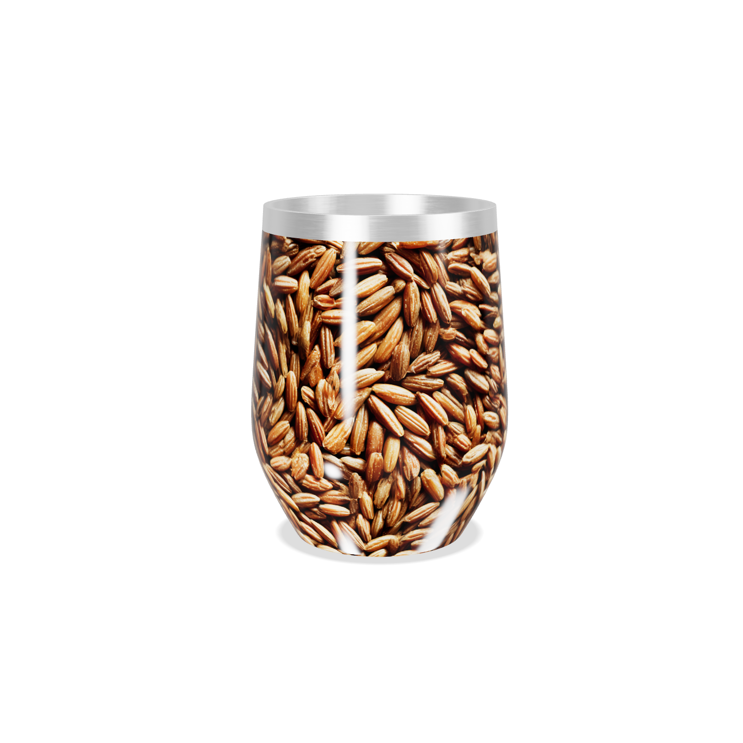 Copo Térmico Slim - Estampa Grãos Aço Inox