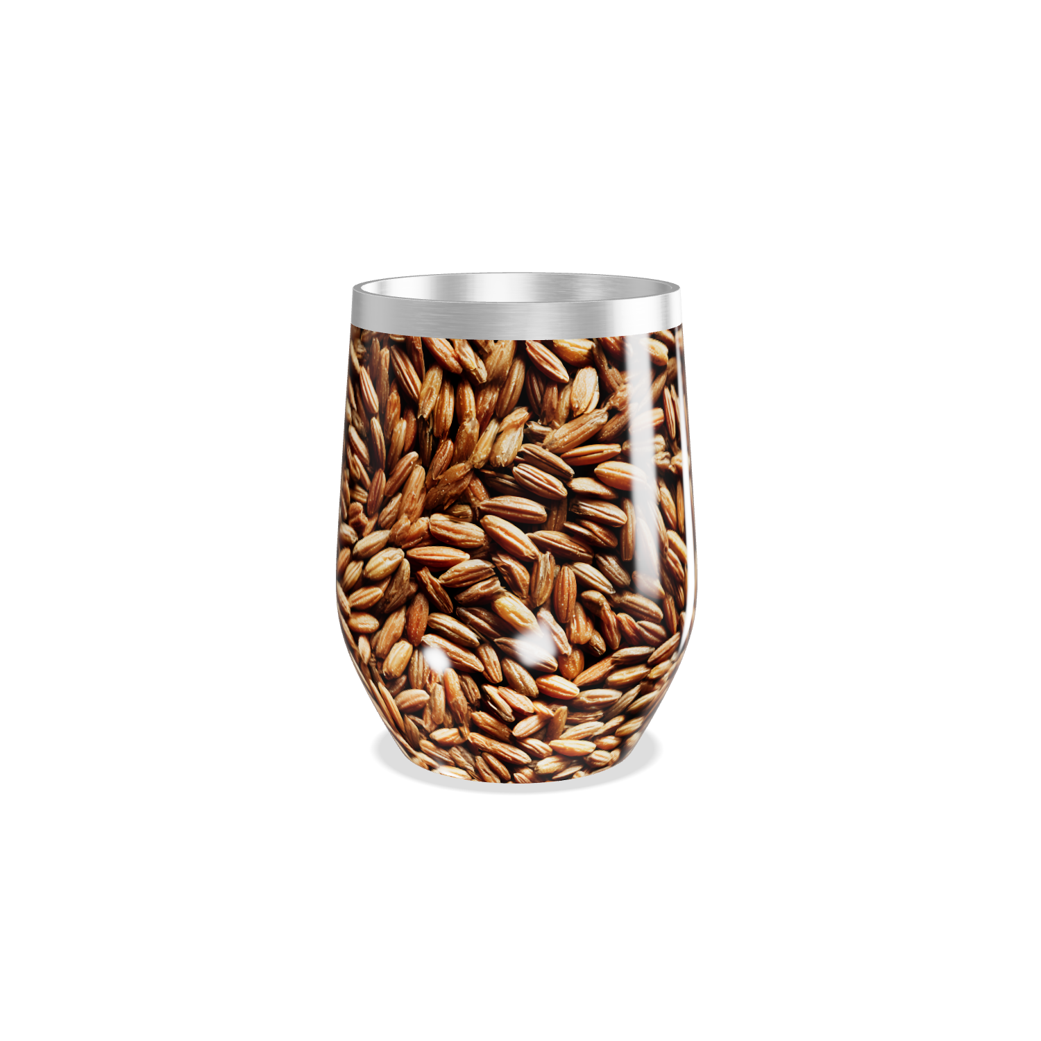 Copo Térmico Slim - Estampa Grãos Aço Inox