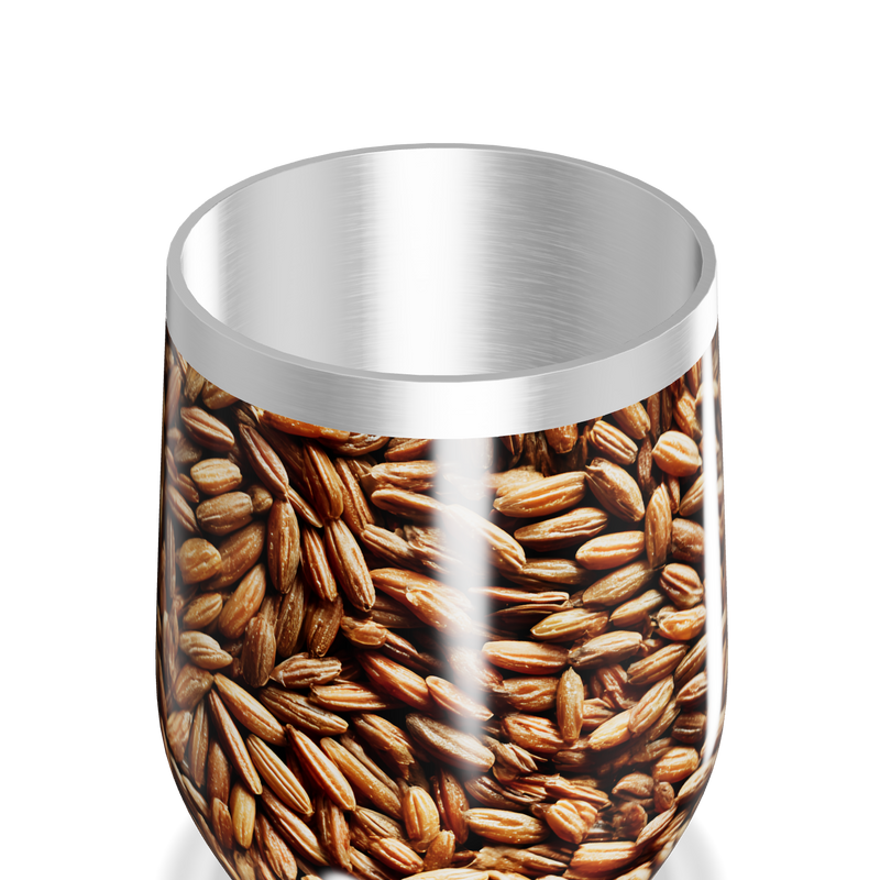 Copo Térmico Slim - Estampa Grãos Aço Inox