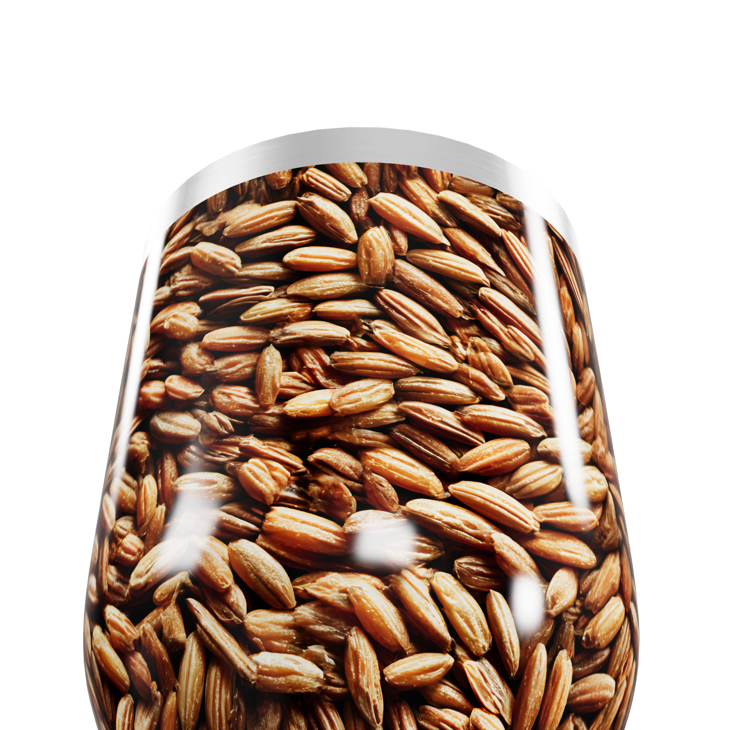 Copo Térmico Slim - Estampa Grãos Aço Inox