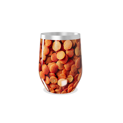 Copo Térmico Slim - Estampa Laranja Grãos