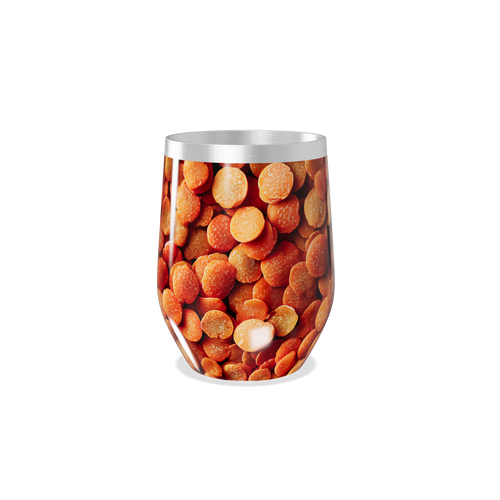 Copo Térmico Slim - Estampa Laranja Grãos