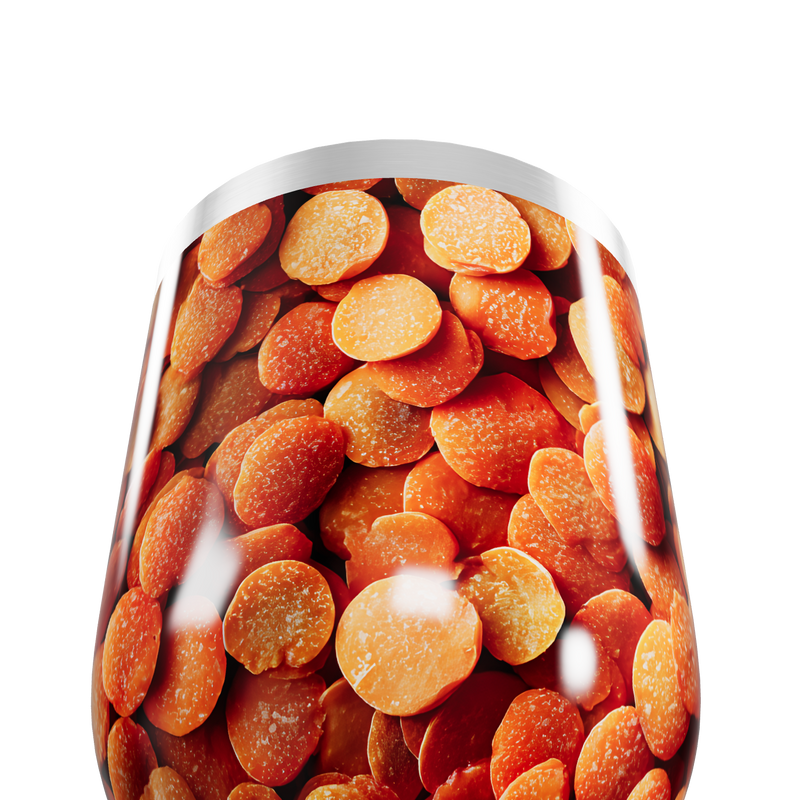 Copo Térmico Slim - Estampa Laranja Grãos