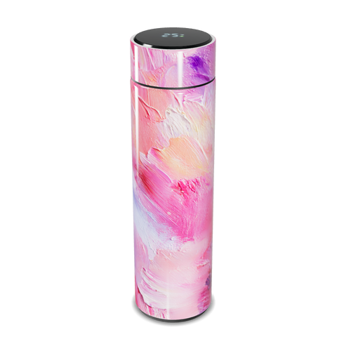 Garrafa Térmica Touch - Rosa Estampada Digital