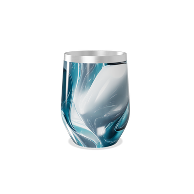 Copo Térmico Slim - Azul Marmorizado Inox