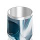 Copo Térmico Slim - Azul Marmorizado Inox