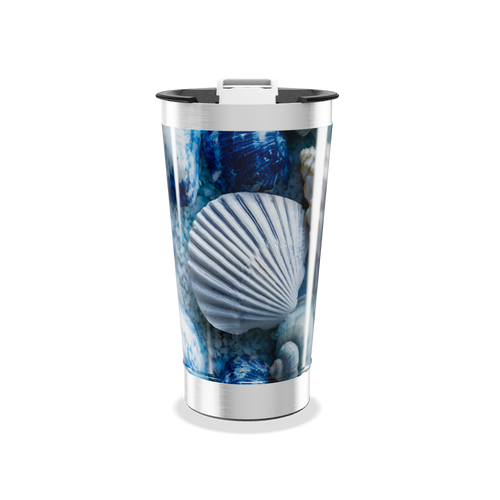 Copo Térmico - Estampa Concha Azul