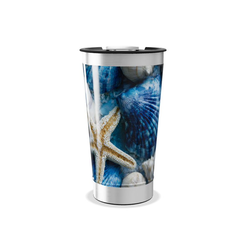 Copo Térmico - Estampa Concha Azul