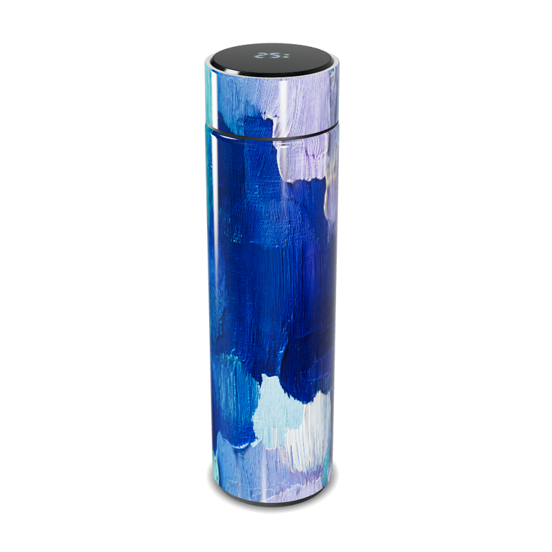 Garrafa Térmica Touch - Azul Artístico