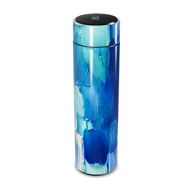 Garrafa Térmica Touch - Azul Artístico