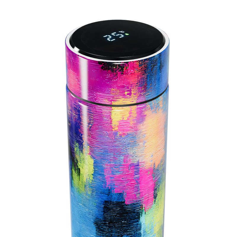 Garrafa Térmica Touch - Estampa Colorida Digital