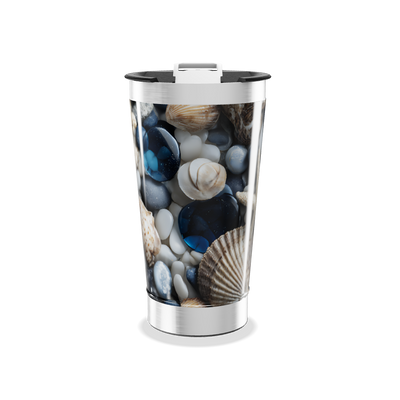 Copo Térmico - Estampa Conchas Oceânicas