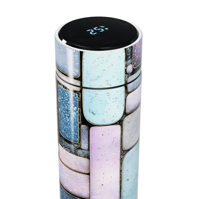 Garrafa Térmica Touch Estampada Pastel