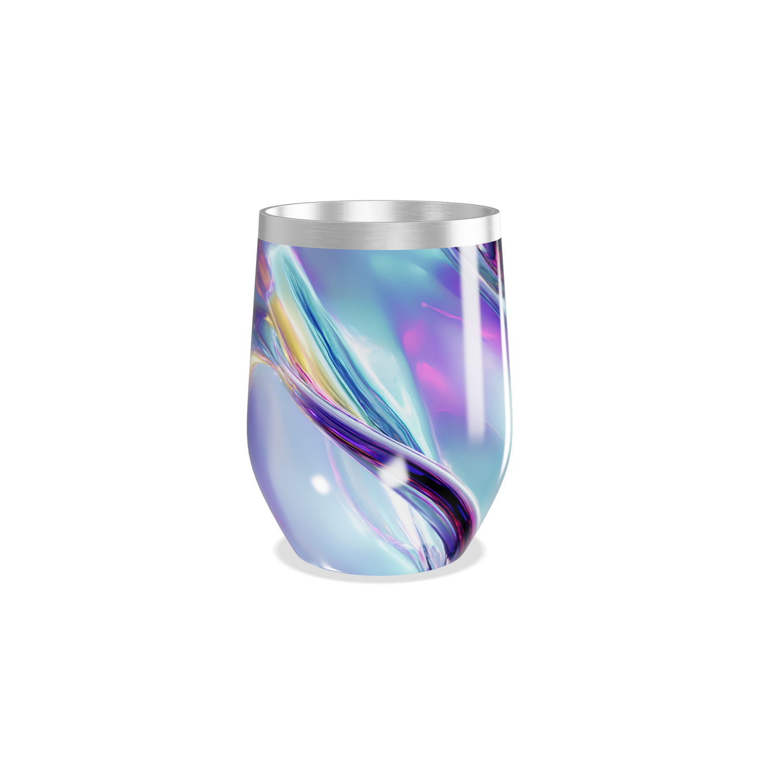 Copo Térmico Slim - Iridescente Aço Inox