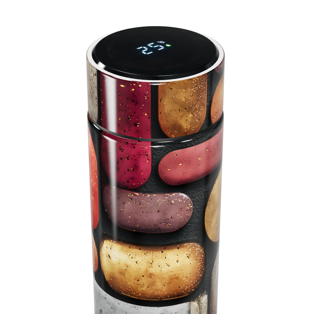 Garrafa Térmica Touch - Estampa Colorida