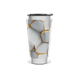 Copo Térmico - Com estampa hexagonal dourada