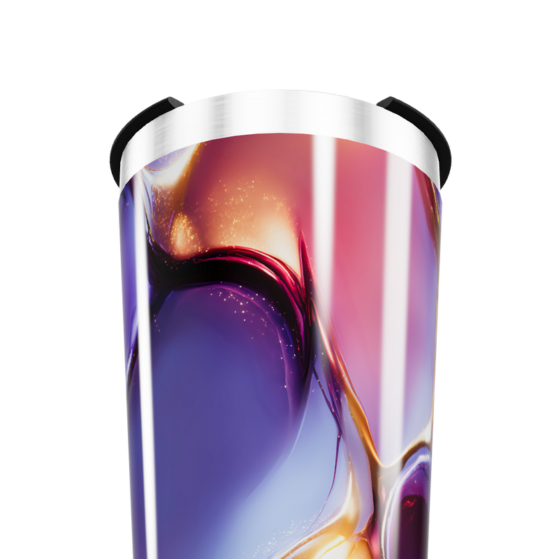 Copo Térmico - Cores Abstratas Aço Inox