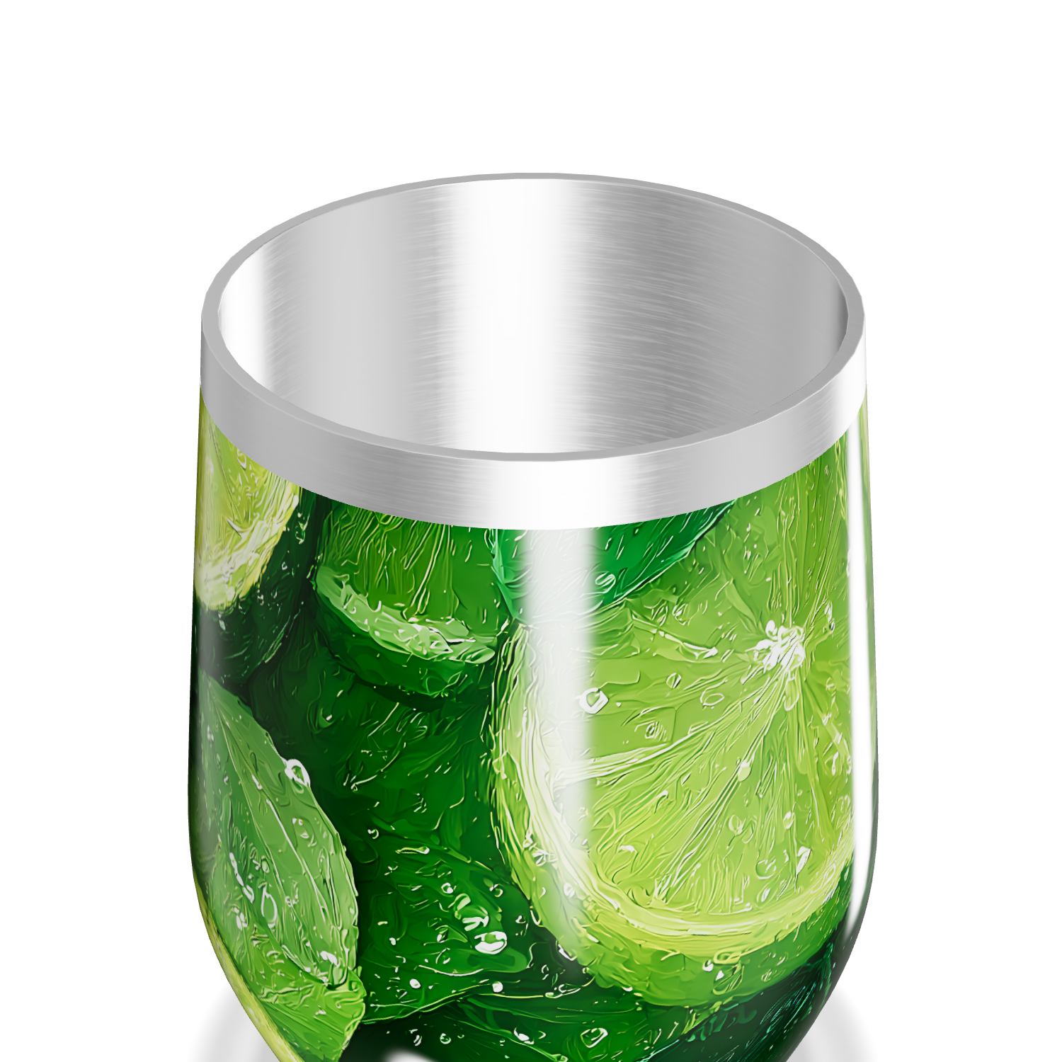 Copo Térmico Slim - Estampa Limão Verde