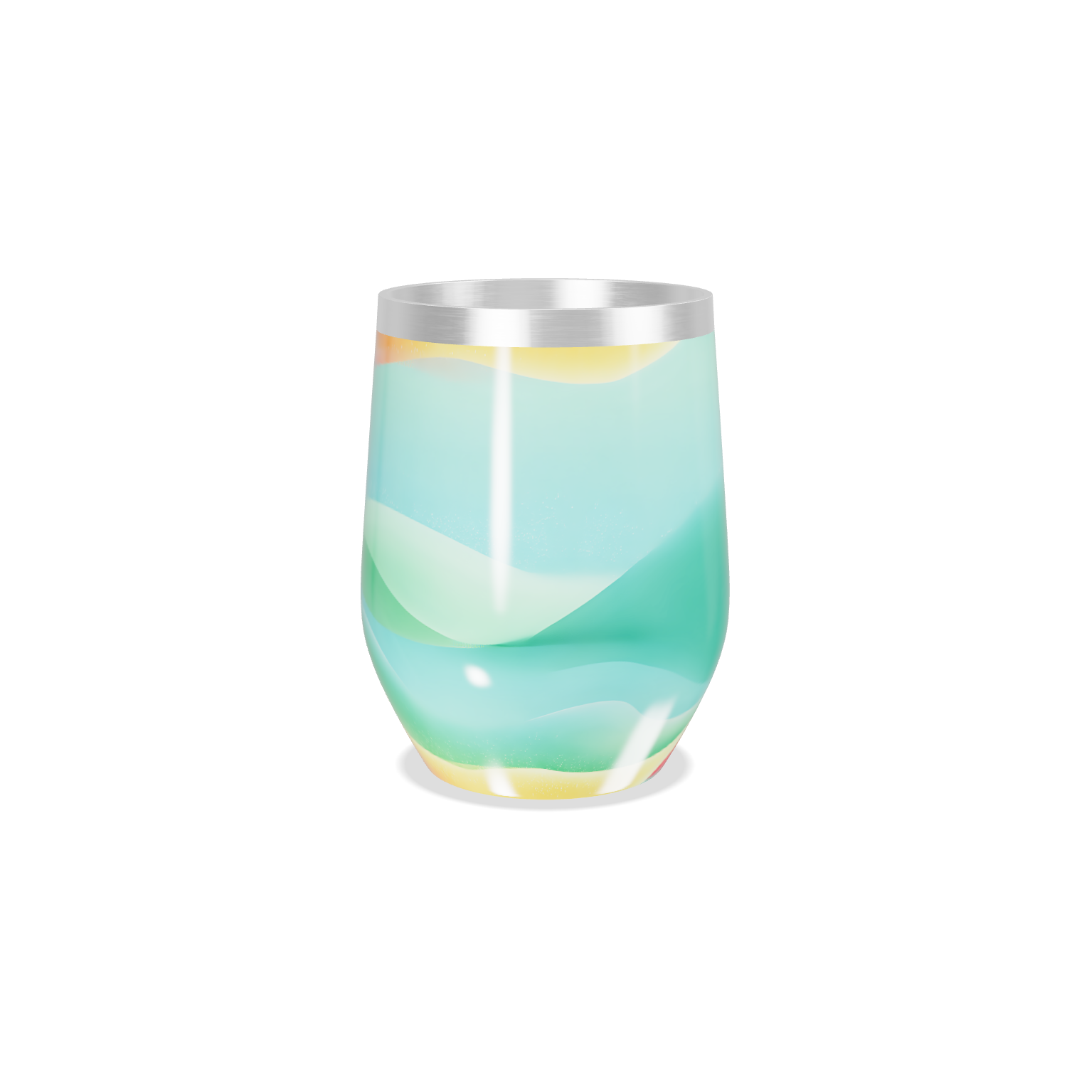 Copo Térmico Slim - Multicolorido Inox