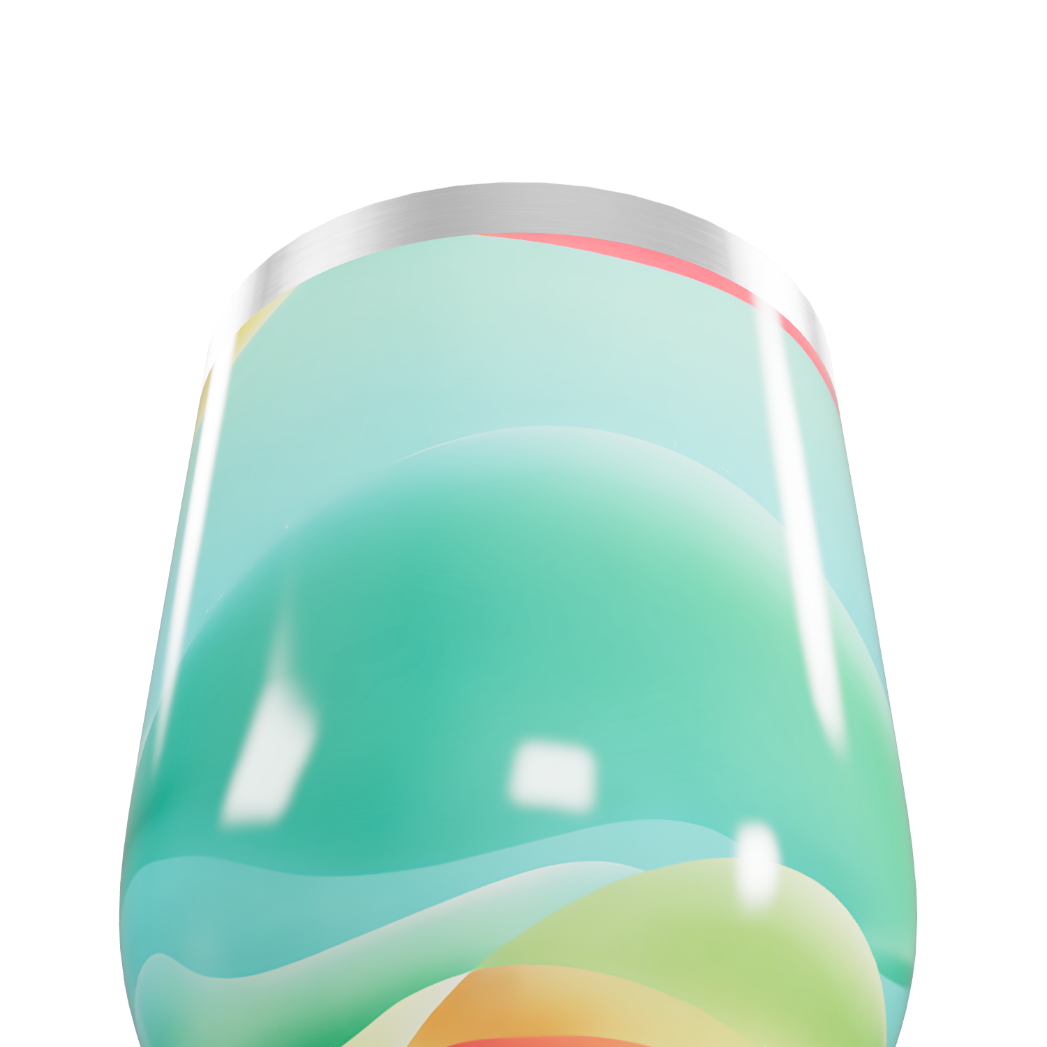 Copo Térmico Slim - Multicolorido Inox